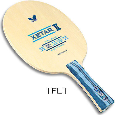 NEW Butterfly Xstar 2 Star 2 blade table tennis Ping Pong no rubber racket