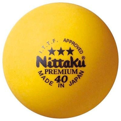 Nittaku 3 star Premium Table Tennis Ball 40 mm X 6 pcs