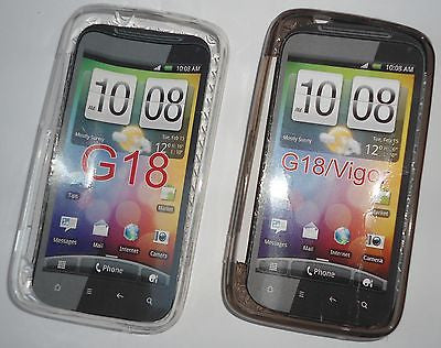 Soft Gel Skin Case TPU Cover HTC Rhyme S510b G18 Vigor Sensation XL Raider 4G