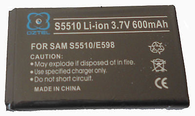 1 X Samsung S5600 S5603 S5510 S5510T S3653 C5220 S5511 E598 Battery + 1 Yr Wty