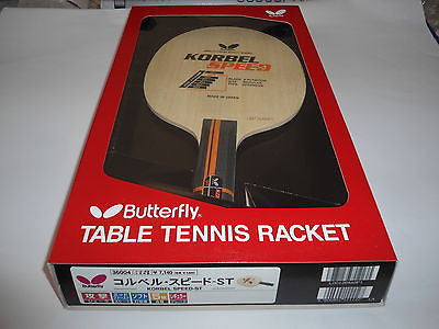 Butterfly Korbel Speed blade table tennis racket rubber