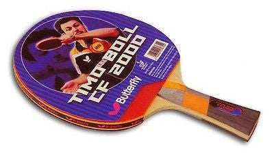 Butterfly Timo Boll CF 2000 FLared  Carbon Racket with rubbers Table Tennis