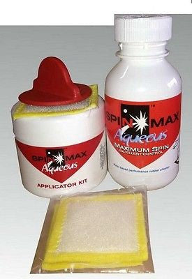 SpinMax Aqueous/Blue Rubber Cleaner + Applicator Kit + Replacement Applicator