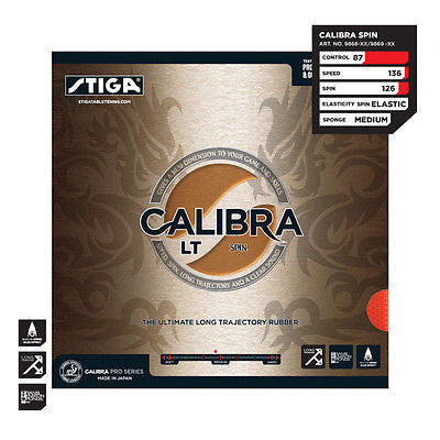 Stiga Calibra LT Plus or Calibra LT Spin Rubber Table Tennis Ping Pong