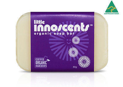 Little Innoscents Certified Organic Soap Bar 100% Natural for Psoriasis Eczema