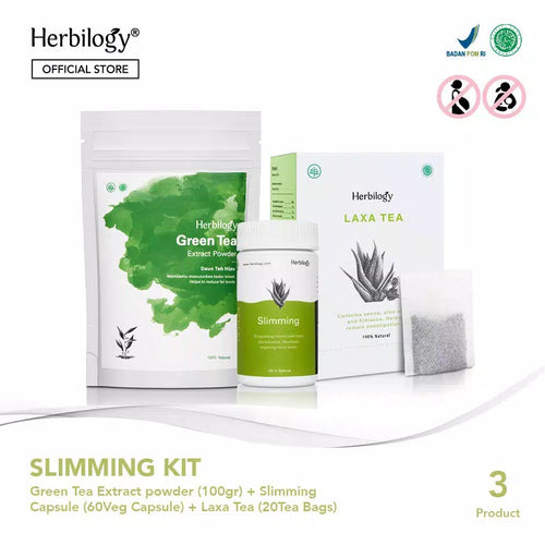 Herbal 100% Natural Nature Herbilogy Herbilogy Slimming Kit (With Green Tea)