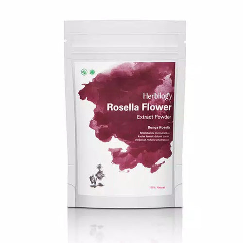 Herbal 100% Natural Nature Herbilogy Hibiscus (Rosella) Extract Powder Original No Soya