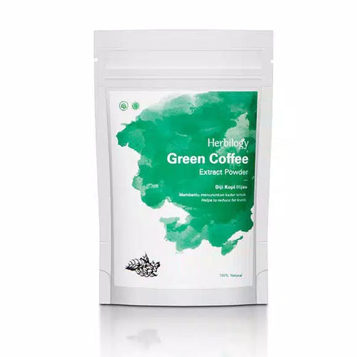 Herbal Natural Nature Herbilogy Green Coffee (Biji Kopi Hijau) Extract Powder