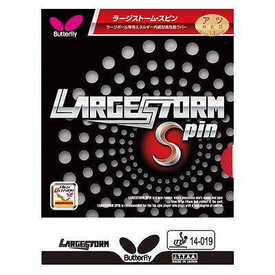 Butterfly Large Storm Largestorm Spin rubber Table tennis no racket or blade