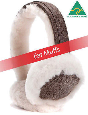 Extra Warm Ear Muffs -5 colors 100% pure luxurious Aussie Double Faced Sheepskin