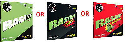Andro RASANT or RASANT TURBO or RASANT PowerSponge Rubber - Table Tennis GOOD