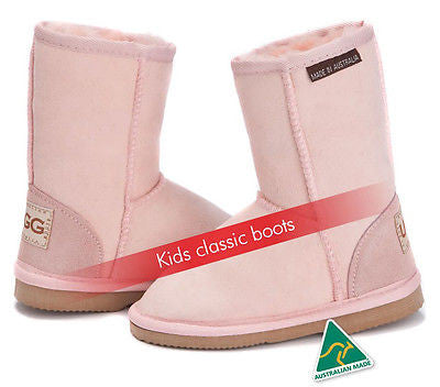 Kids Classic UggBoots Ugg Boots - 18-20cm tall boot -12 colors-Made in Australia