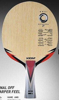 Xiom Omni Hayabusa Z+ Zephylium Shakehand/Chinese Penhold blade table tennis