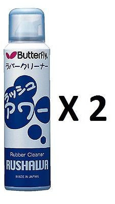 2 Butterfly Foam Rushawa rubber cleaner table tennis OZ