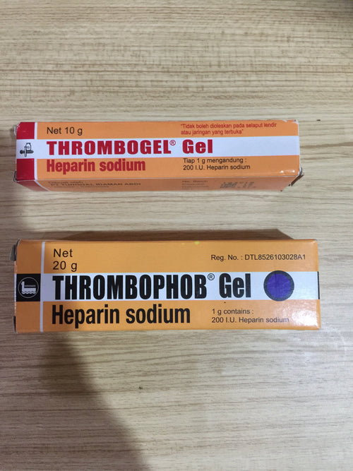 Thrombogel/Thrombophob Gel Heparin Sodium For Bruises, Thrombosis Anticoagulant!
