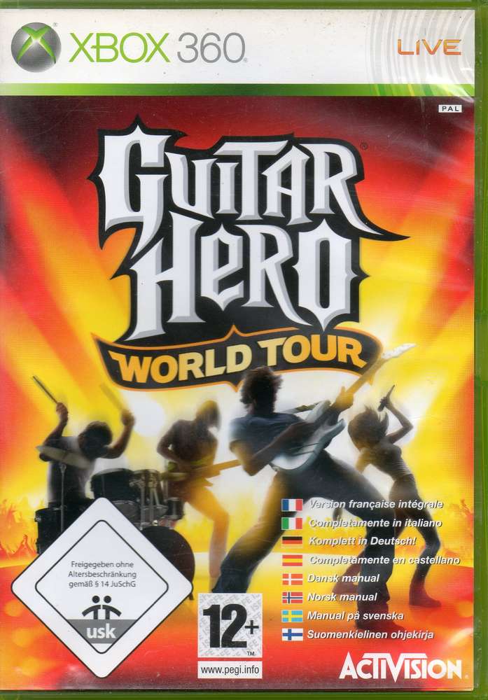 Guitar Hero World Tour (XBOX 360) (de segunda mano bueno, solo juego) –  sgame-es