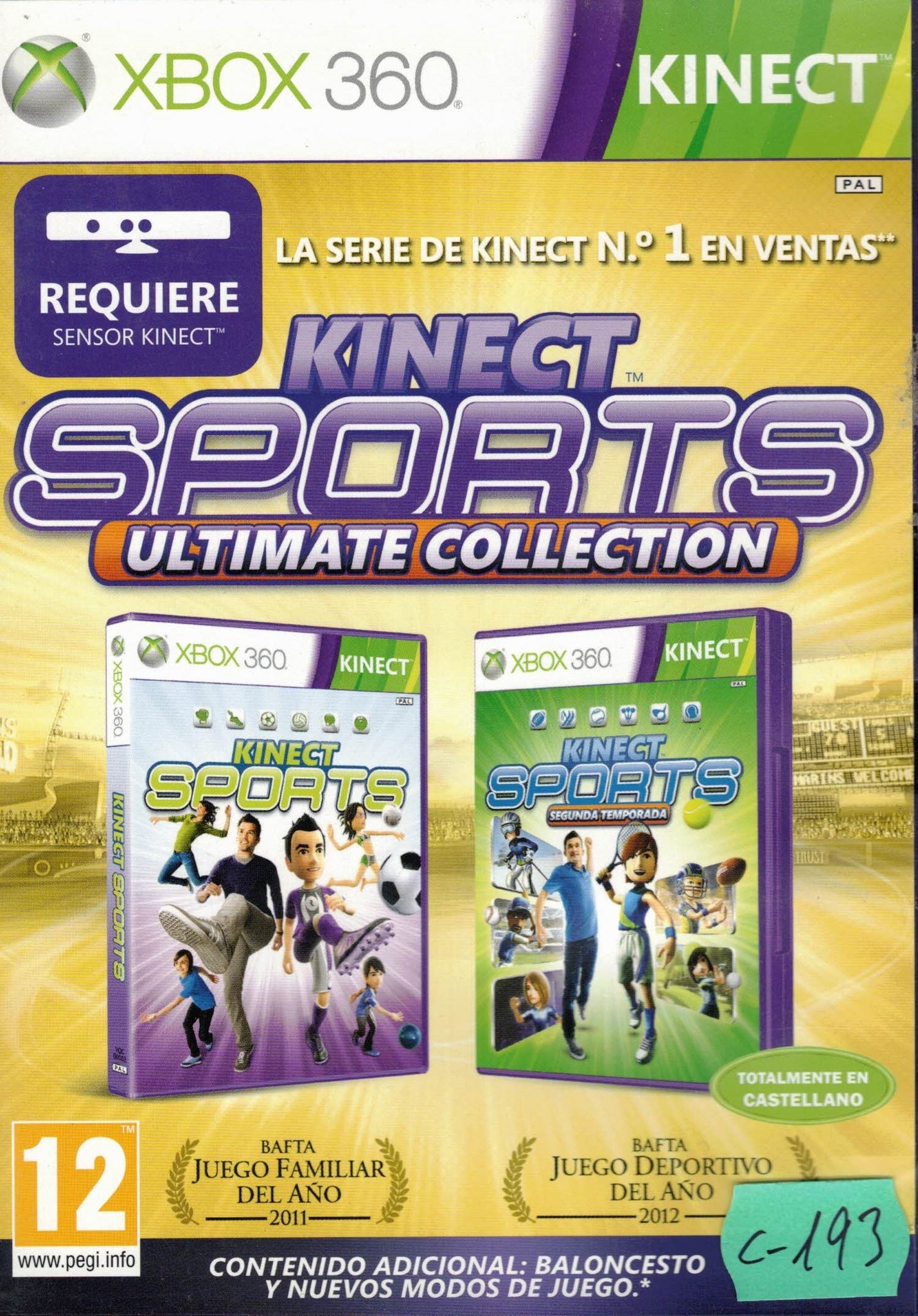 Kinect Sports Ultimate Collection (XBOX 360) C-193 (de segunda mano mu –  sgame-es