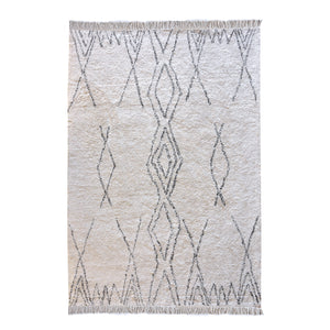 Native 160x230 Off White/Light Grey Jute Rug