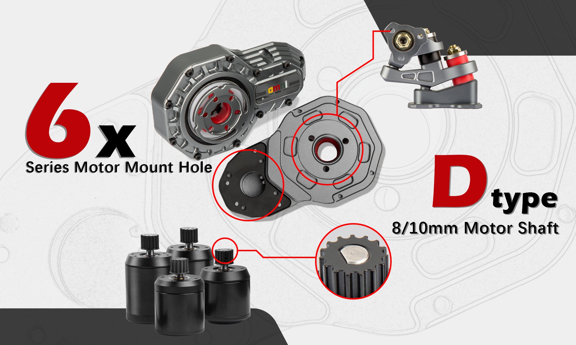 Omni Esk8 AT gear drive compatibility