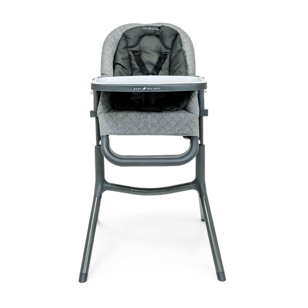 silver high chair