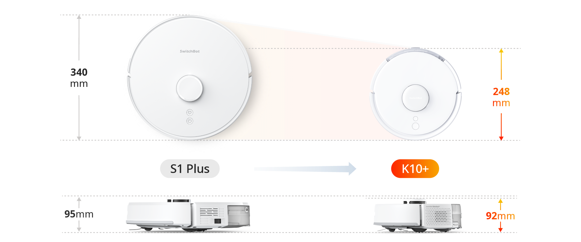 robot vacuum and mop combo