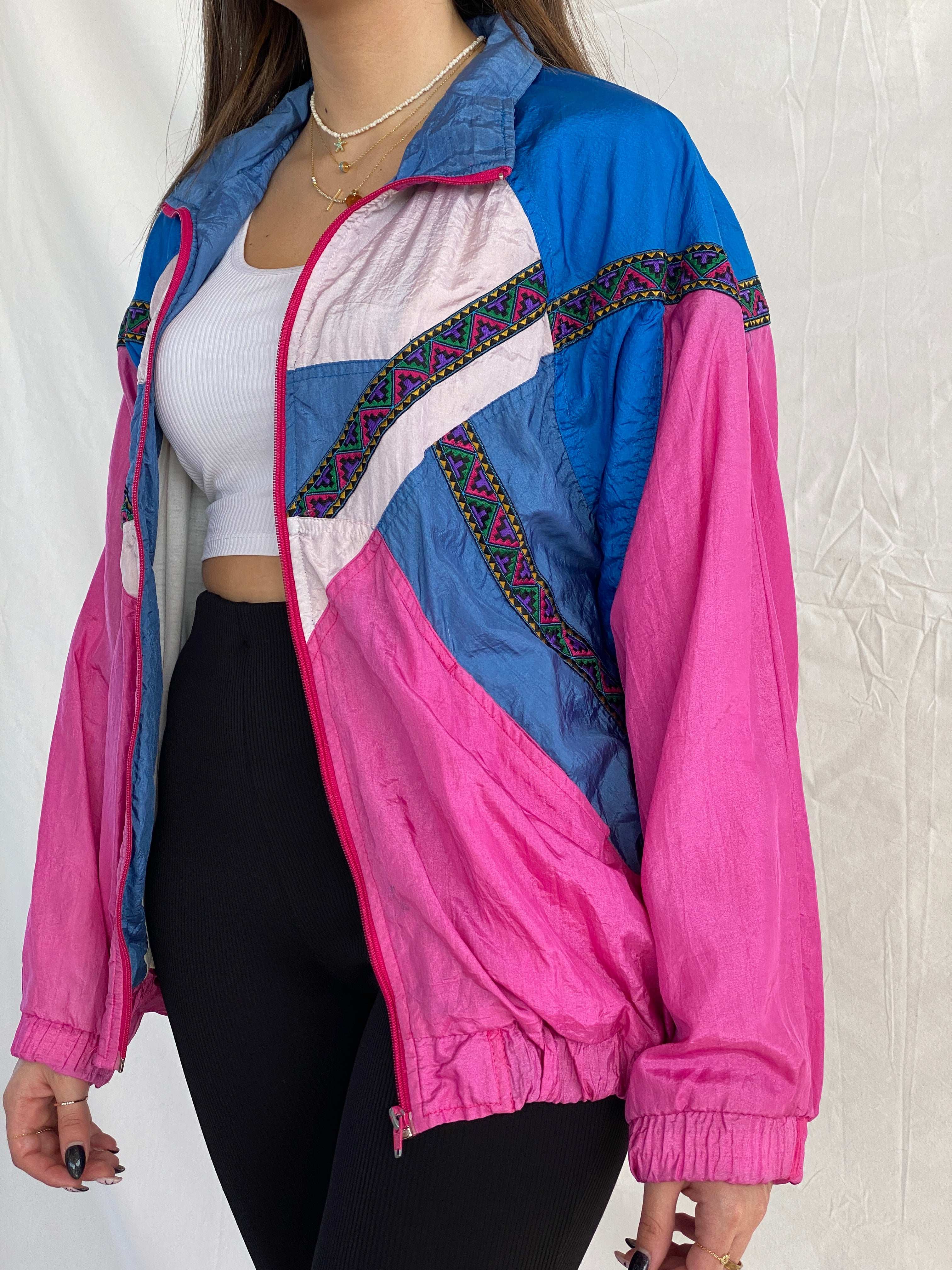 GALLERIA vintage 1980s windbreaker jacket and pants set – LuAnne Vintage