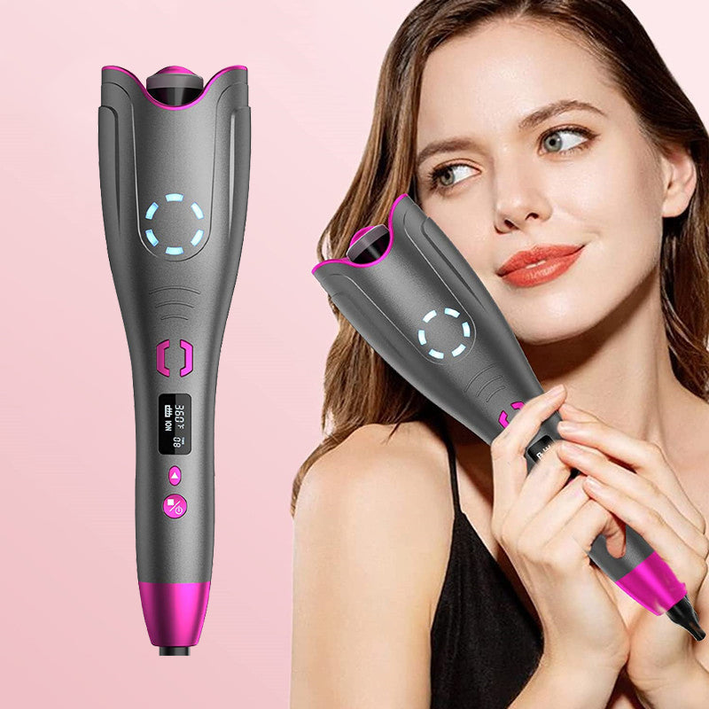 New Design Adjustable Temperature Hair Curler Automatic Rotating Crimping Curling Iron