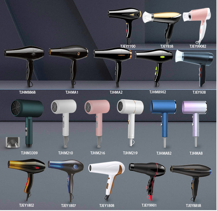 Hairdryer mini portable wall mounted stand reverse one step professional salon blow negative ion hai