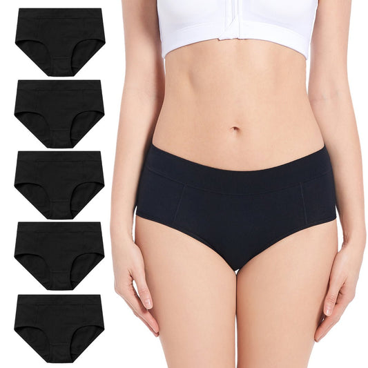 Molasus Womens Underwear Cotton Hipster Panties (Regular & Plus Size)