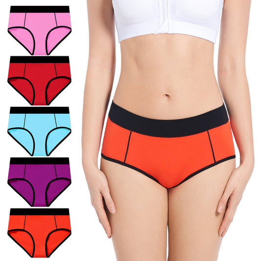 High Waisted Women Underwear Cotton Panties - Breathable Stretch Ladies  Briefs Soft Full Coverage Plus, Multicolor-03, Large : : Clothing,  Shoes & Accessories