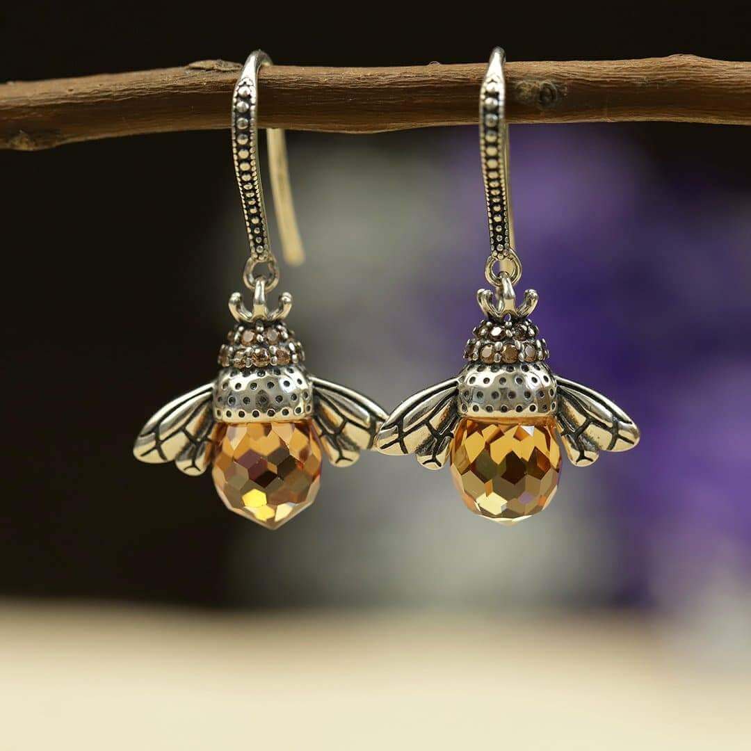 "Dancing Bee" Earrings - Pollinator Protectors product image