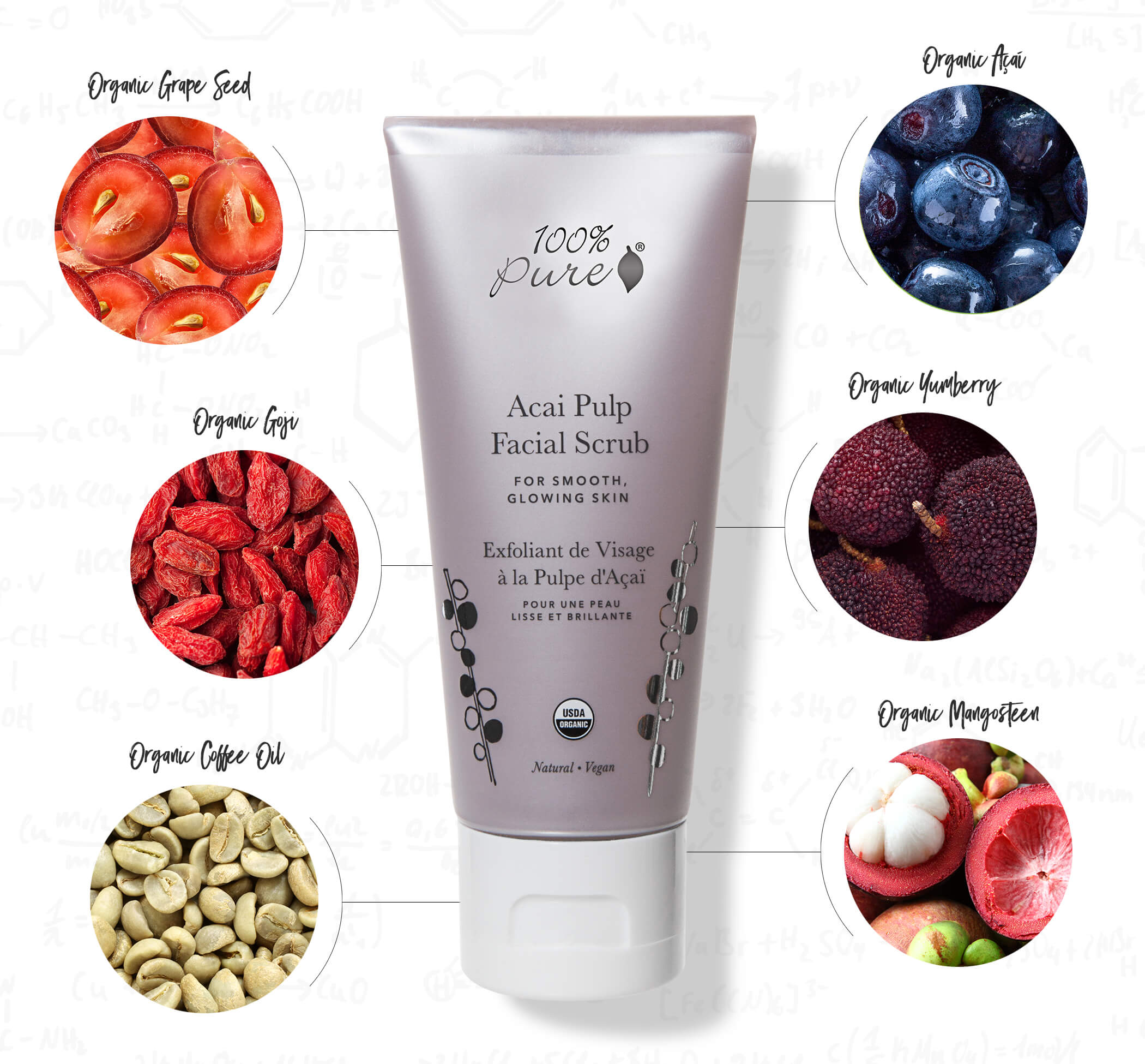 100% Pure Acai Face Scrub