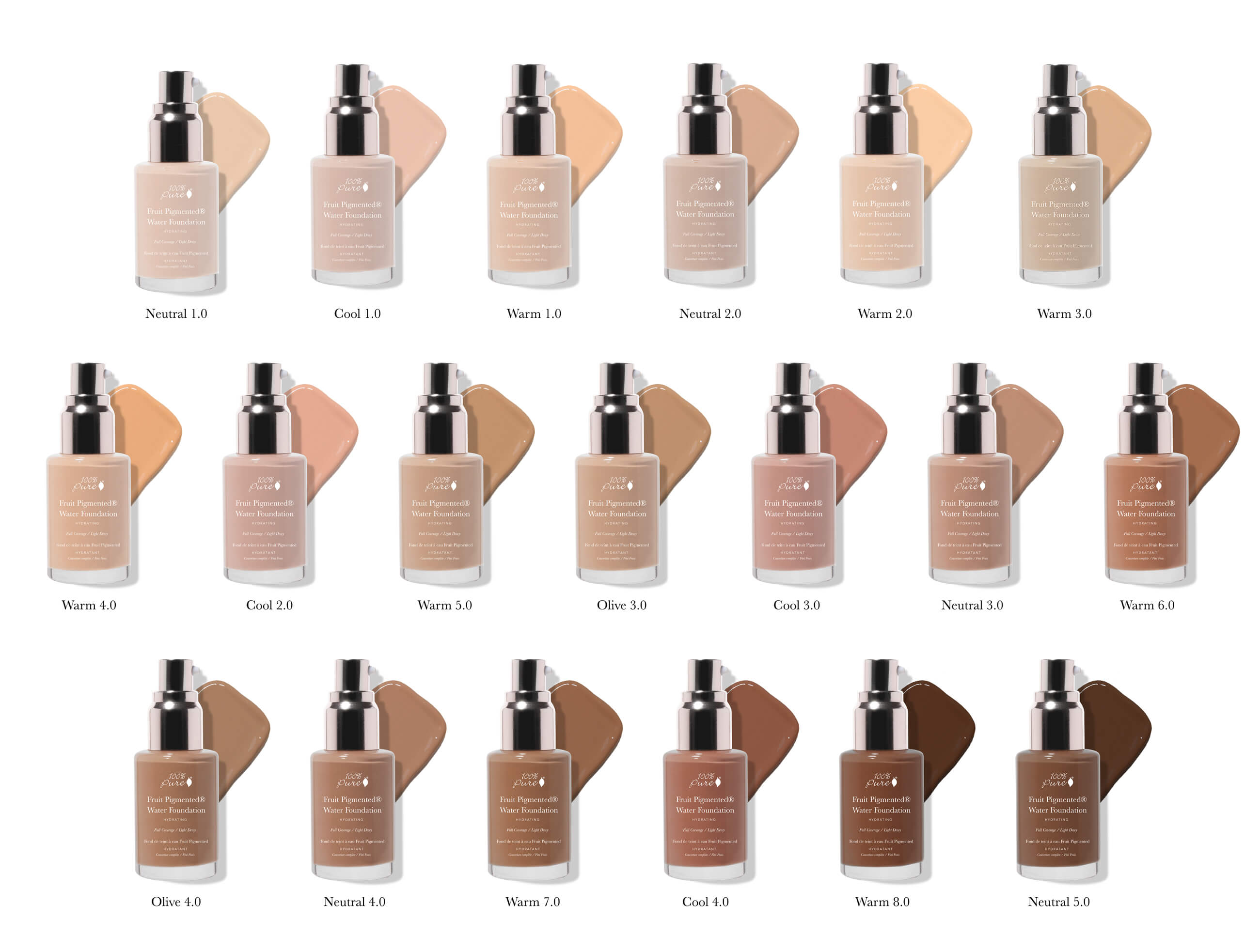 How To Choose Foundation  100% PURE Foundation Swatches