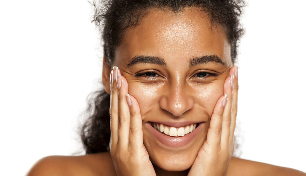 Happy young dark-skinned woman.jpg