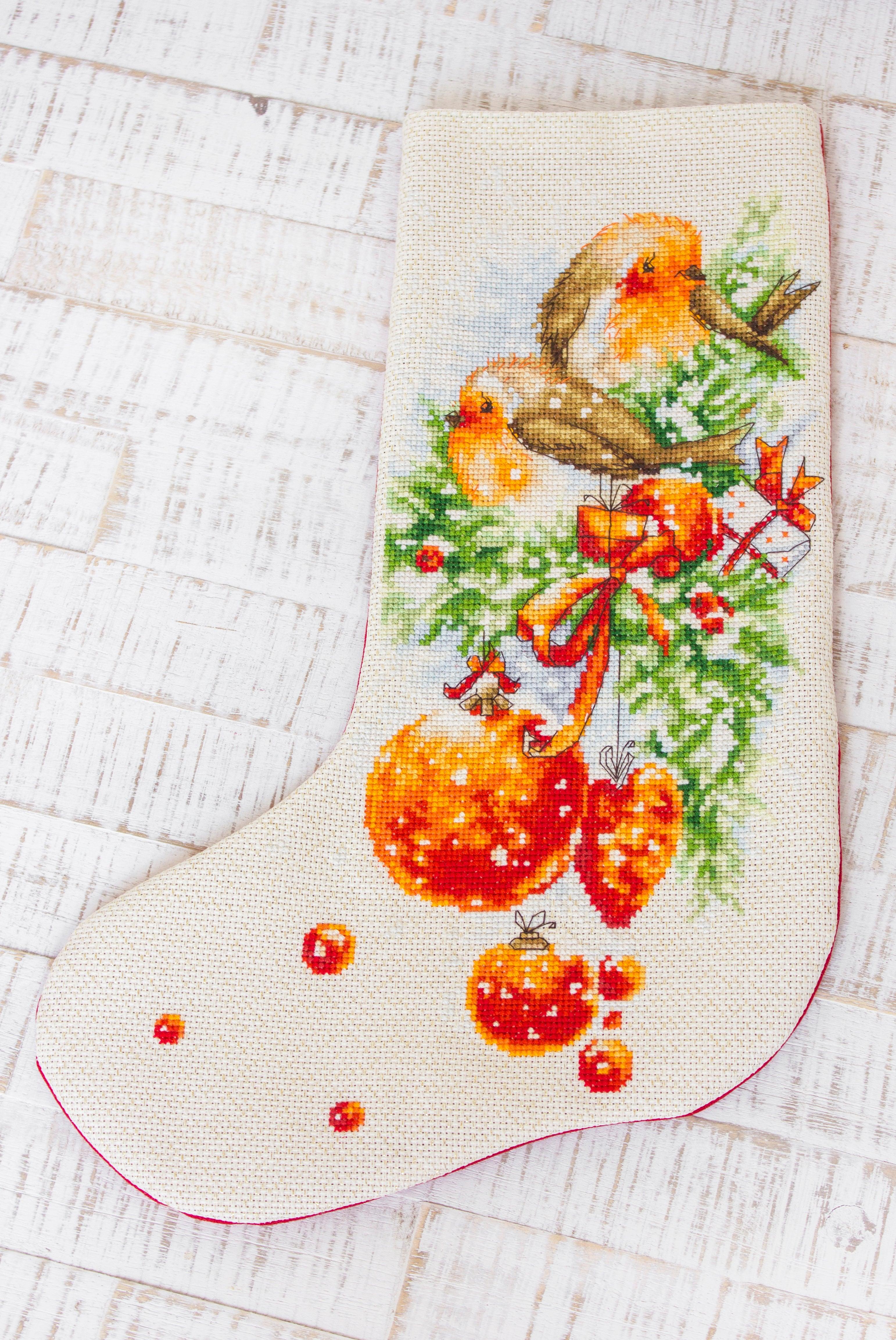 Cross stitch kit Christmas Stocking SPM1230