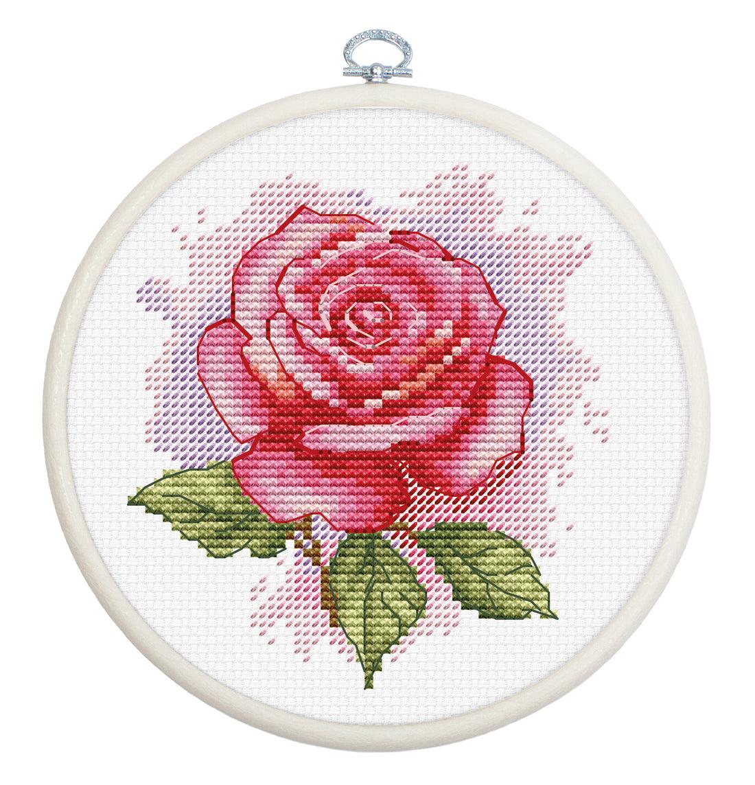 Christmas Stick and Stitch Embroidery Transfers — Purple Rose