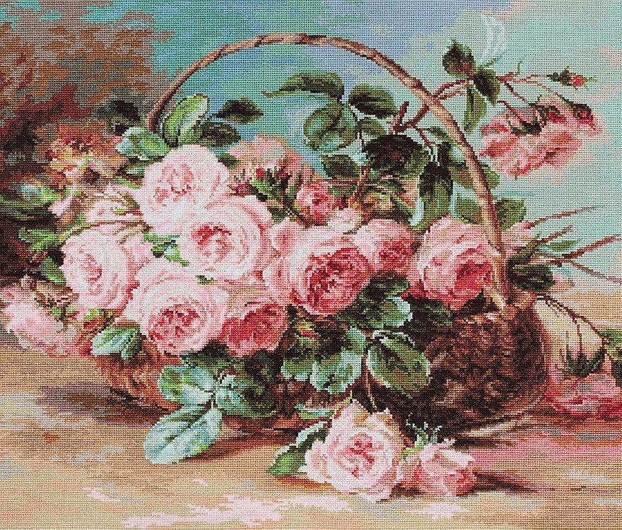 Petit Point Kit Luca-S - Her Majesty's Roses, G605