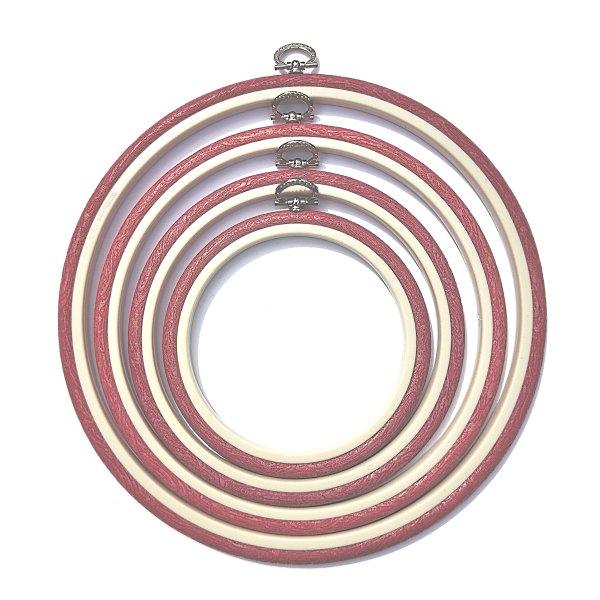 Nurge Wood Effect Flexi Embroidery Hoop 13.5 cm M – Hawthorn Handmade