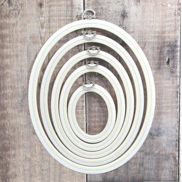 Nurge Wood Effect Flexi Embroidery Hoop 13.5 cm M – Hawthorn Handmade