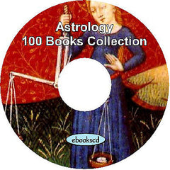 100 Astrology Books on DVD : Astrology Horoscopes Zodiac Astrologer Library