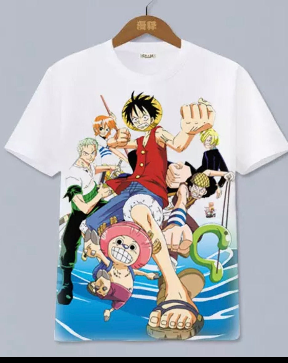 Custom Anime One Piece Monkey D Luffy Tshirt By Customdesigns  Artistshot