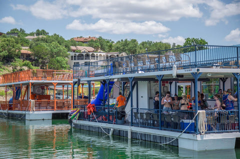 party barge rental at lakeway marina lake travis