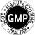 GMP logo vector with Good Manufacturing Practice written