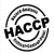 HACCP-certified logo with hazard analysis critical control points written