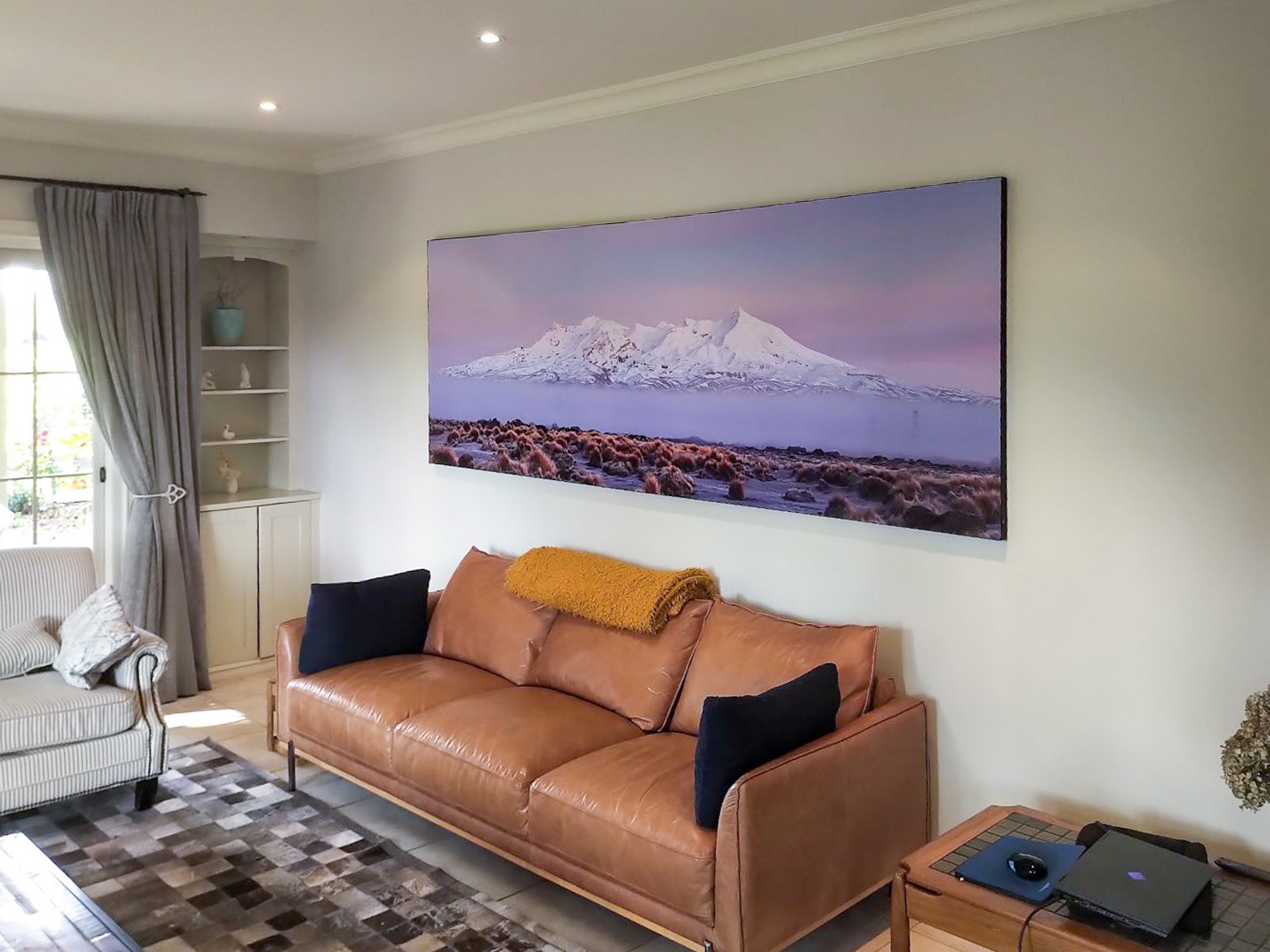 Embark on a thrilling alpine adventure as you delve into the captivating world of "Ruapehu," an extraordinary artwork captured by acclaimed landscape photographer Stephen Milner.