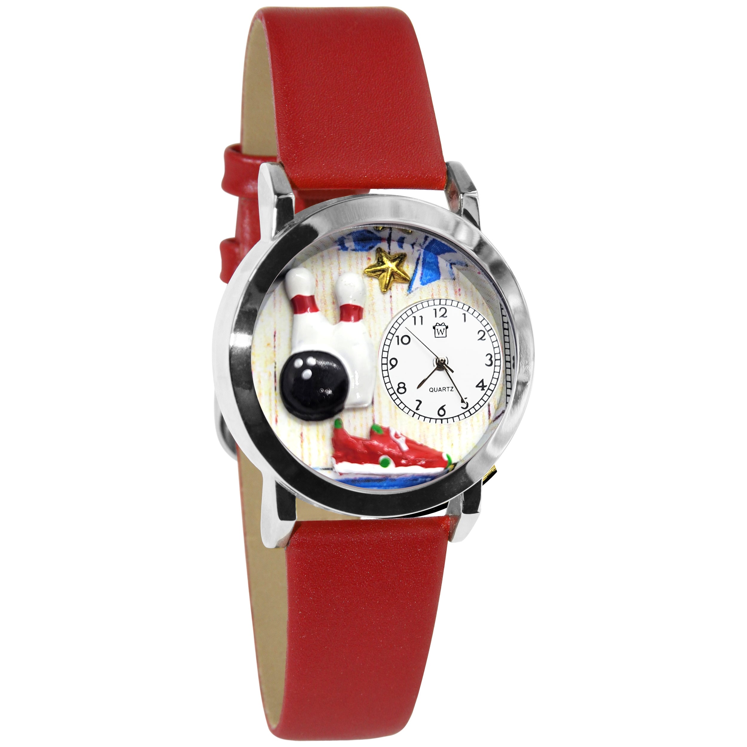 Whimsical Gifts | Bowling 3D Watch Small | Handmade in USA