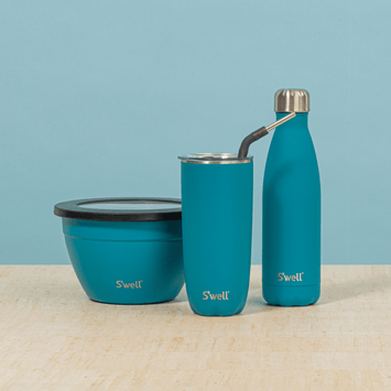 Peacock Blue Tumbler with Straw – S'well