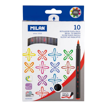 Blister pack 4 assorted P1 touch pens (2 black, 1 blue and 1 red) • MILAN