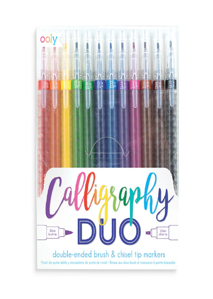 Ooly Dual Tone Double Ended Brush Marker Set