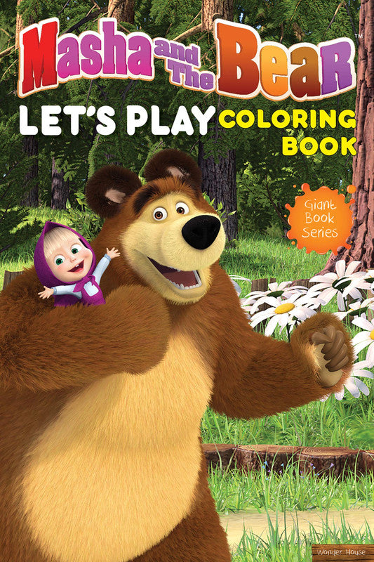 Masha And The Bear – Friends Forever Giant Coloring Book For Kids